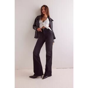 Free People We The Free Jayde Flare Jeans Black 27
